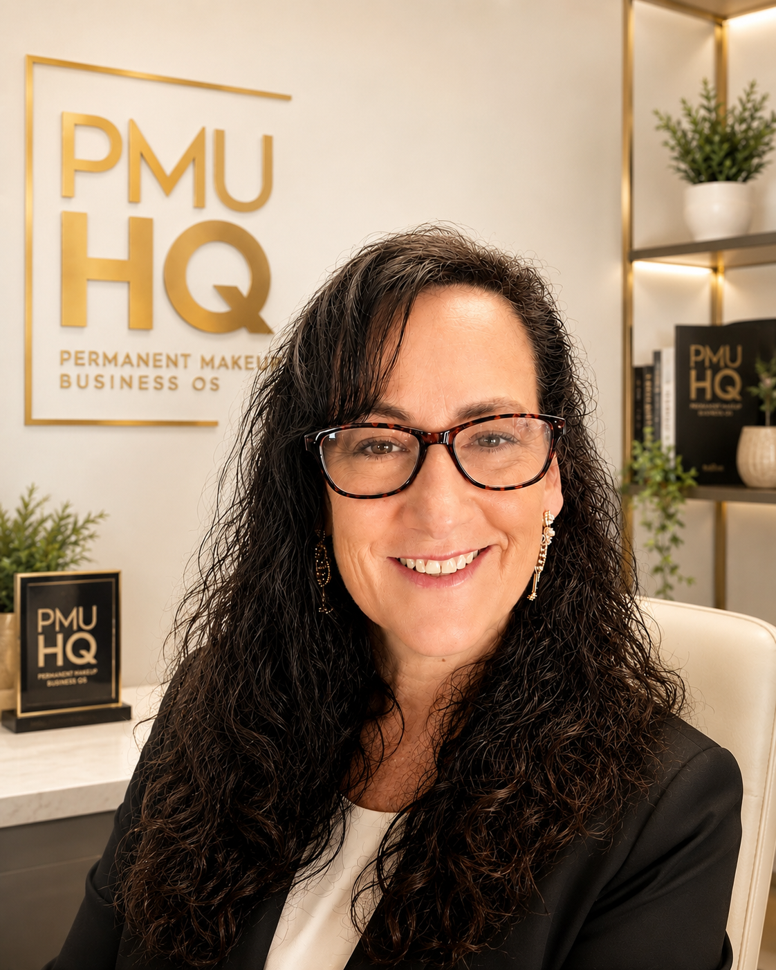 Liz, founder of PMUHQ Studio